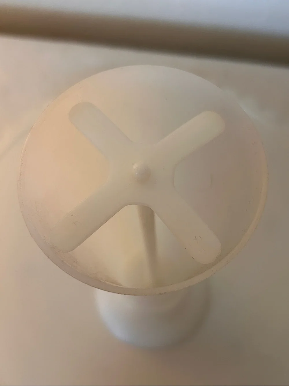 Vintage Tupperware Grinder White Plastic